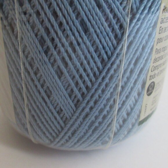 J P Coats Royale Fashion Crochet Thread 100% Mercerized Cotton Warm Blue 137 NEW - Picture 3 of 9